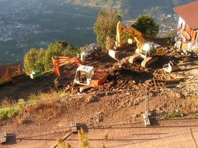 Die Bagger graben aushub002